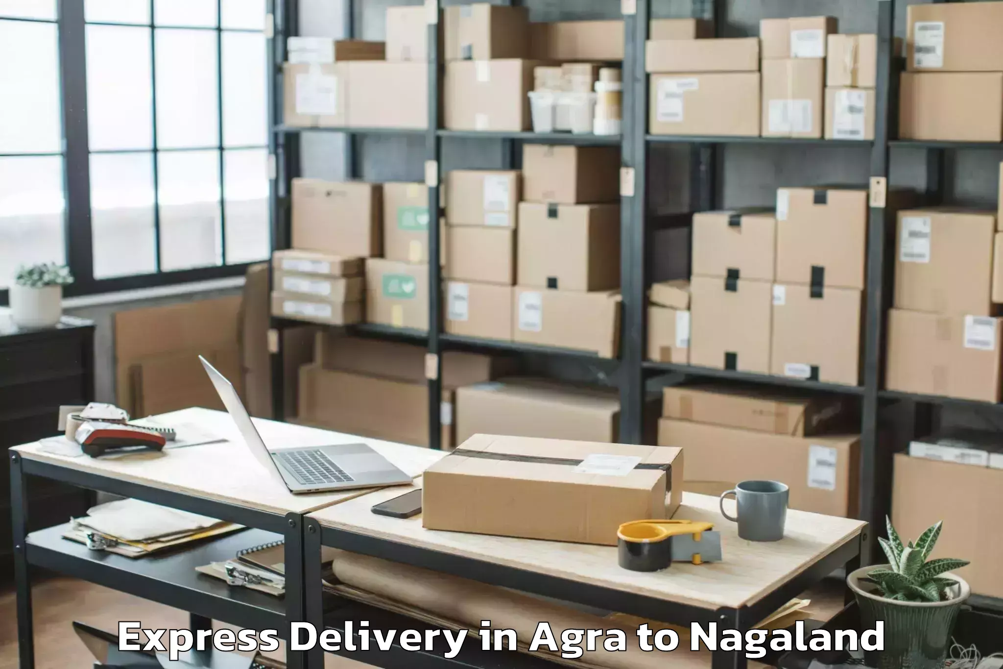 Reliable Agra to Tening Express Delivery